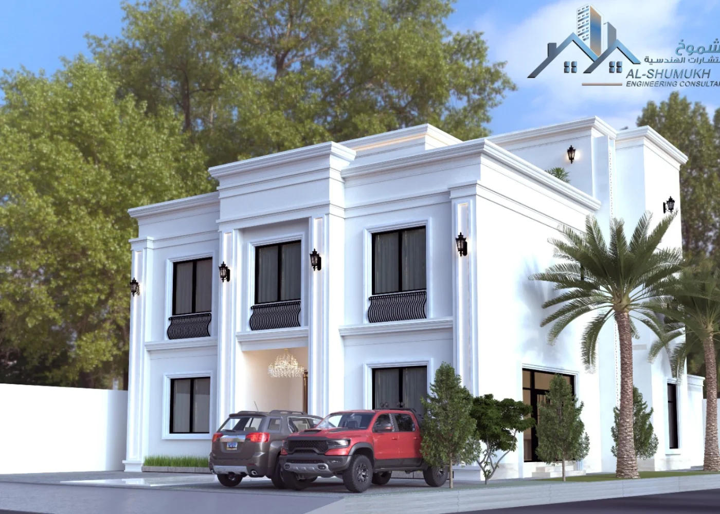 فيلا بتصميم كلاسيكي معاصر – الريان