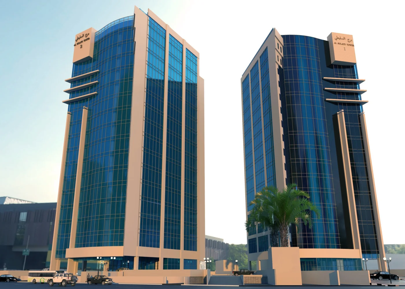 أبراج سكنية وتجارية متعددة الاستخدامات